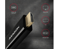 AXAGON RVD-HI14C2 Adapter aktywny DisplayPort -> HDMI 1.4, kabel 1,8m, 4K/30Hz - 1353449 - zdjęcie 3